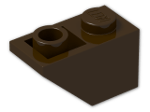 LEGO® Brick: Slope Brick 45 2 x 1 Inverted 3665 | Color: Dark Brown