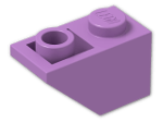 LEGO® Brick: Slope Brick 45 2 x 1 Inverted 3665 | Color: Medium Lavender