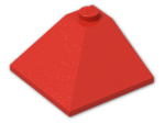 LEGO® Brick: Slope Brick 33 3 x 3 Double Convex 3675 | Color: Bright Red