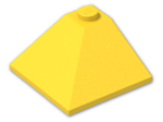 LEGO® Stein: Slope Brick 33 3 x 3 Double Convex 3675 | Farbe: Bright Yellow