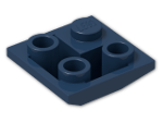 LEGO® Brick: Slope Brick 45 2 x 2 Inverted Double Convex 3676 | Color: Earth Blue