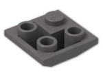 LEGO® Stein: Slope Brick 45 2 x 2 Inverted Double Convex 3676 | Farbe: Dark Stone Grey