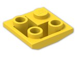 LEGO® Brick: Slope Brick 45 2 x 2 Inverted Double Convex 3676 | Color: Bright Yellow