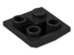 LEGO® Stein: Slope Brick 45 2 x 2 Inverted Double Convex 3676 | Farbe: Black