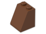 LEGO® Stein: Slope Brick 65 2 x 2 x 2 with Centre Tube 3678b | Farbe: Reddish Brown