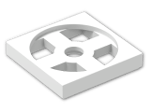 LEGO® Stein: Turntable 2 x 2 Plate Base 3680 | Farbe: White
