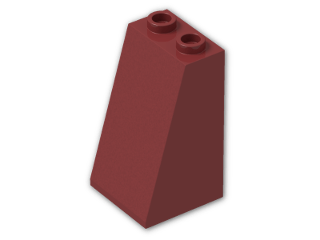 LEGO® Brick: Slope Brick 75 2 x 2 x 3 3684 | Color: New Dark Red