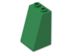 LEGO® Brick: Slope Brick 75 2 x 2 x 3 3684 | Color: Dark Green