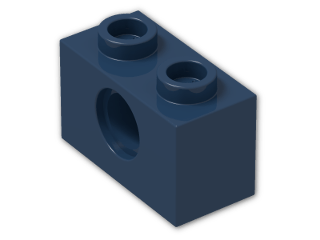 LEGO® Stein: Technic Brick 1 x 2 with Hole 3700 | Farbe: Earth Blue