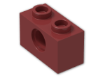 LEGO® Stein: Technic Brick 1 x 2 with Hole 3700 | Farbe: New Dark Red