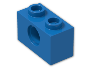 LEGO® Stein: Technic Brick 1 x 2 with Hole 3700 | Farbe: Bright Blue