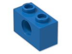 LEGO® Brick: Technic Brick 1 x 2 with Hole 3700 | Color: Bright Blue