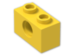LEGO® Brick: Technic Brick 1 x 2 with Hole 3700 | Color: Bright Yellow