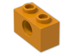 LEGO® Brick: Technic Brick 1 x 2 with Hole 3700 | Color: Earth Orange