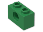 LEGO® Brick: Technic Brick 1 x 2 with Hole 3700 | Color: Dark Green