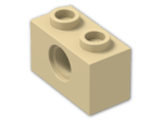 LEGO® Stein: Technic Brick 1 x 2 with Hole 3700 | Farbe: Brick Yellow