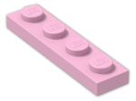 LEGO® Stein: Plate 1 x 4 3710 | Farbe: Light Purple