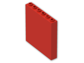 LEGO® Stein: Brick 1 x 6 x 5 3754 | Farbe: Bright Red