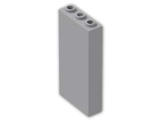 LEGO® Brick: Brick 1 x 3 x 5 3755 | Color: Medium Stone Grey