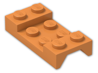 LEGO® Brick: Car Mudguard 2 x 4 3788 | Color: Bright Orange