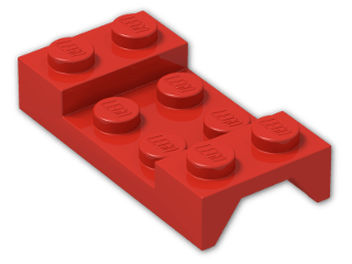 LEGO® Brick: Car Mudguard 2 x 4 3788 | Color: Bright Red