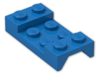 LEGO® Brick: Car Mudguard 2 x 4 3788 | Color: Bright Blue