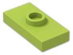 LEGO® Stein: Plate 1 x 2 with Groove with 1 Centre Stud 3794b | Farbe: Bright Yellowish Green