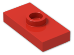 LEGO® Stein: Plate 1 x 2 with Groove with 1 Centre Stud 3794b | Farbe: Bright Red