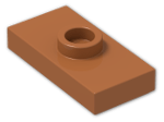 LEGO® Stein: Plate 1 x 2 with Groove with 1 Centre Stud 3794b | Farbe: Dark Orange