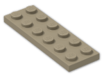 LEGO® Brick: Plate 2 x 6 3795 | Color: Sand Yellow