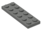 LEGO® Stein: Plate 2 x 6 3795 | Farbe: Dark Grey