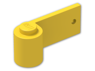 LEGO® Brick: Door 1 x 3 x 1 Right 3821 | Color: Bright Yellow