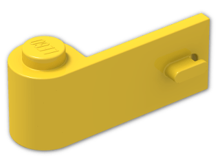 LEGO® Brick: Door 1 x 3 x 1 Left 3822 | Color: Bright Yellow
