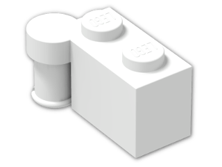 LEGO® Brick: Hinge Brick 1 x 4 Top 3830 | Color: White