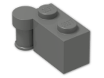 LEGO® Brick: Hinge Brick 1 x 4 Top 3830 | Color: Dark Grey