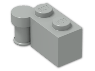 LEGO® Stein: Hinge Brick 1 x 4 Top 3830 | Farbe: Grey