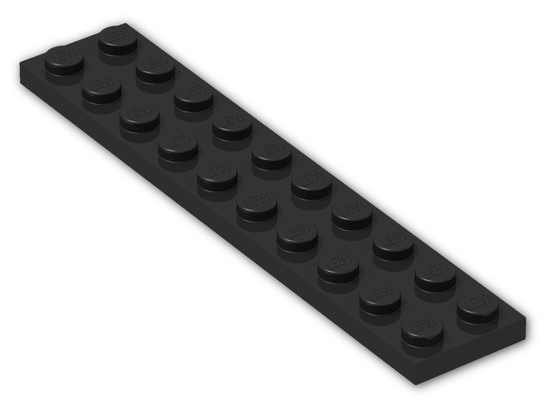 Choose Quantity x2 x4 x10 x20 Lego Plate Plaque 2x10 10x2 3832 Black/Noir 