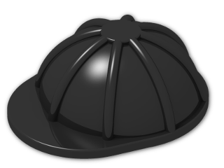 LEGO® Stein: Minifig Construction Helmet 3833 | Farbe: Black