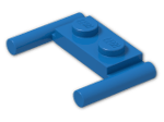 LEGO® Brick: Plate 1 x 2 with Handles Type 2 3839b | Color: Bright Blue