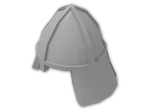 LEGO® Brick: Minifig Castle Helmet with Neck Protector 3844 | Color: Medium Stone Grey