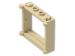 LEGO® Stein: Window 1 x 4 x 3 3853 | Farbe: Brick Yellow
