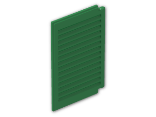 LEGO® Stein: Window 1 x 2 x 3 Shutter 3856 | Farbe: Dark Green