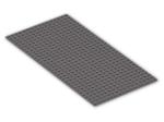 LEGO® Brick: Baseplate 16 x 32 with Square Corners 3857 | Color: Dark Stone Grey