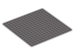 LEGO® Brick: Baseplate 16 x 16 3867 | Color: Dark Stone Grey