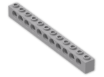 LEGO® Brick: Technic Brick 1 x 12 with Holes 3895 | Color: Medium Stone Grey
