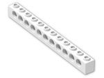 LEGO® Stein: Technic Brick 1 x 12 with Holes 3895 | Farbe: White