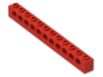LEGO® Brick: Technic Brick 1 x 12 with Holes 3895 | Color: Bright Red