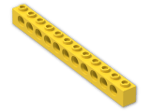 LEGO® Stein: Technic Brick 1 x 12 with Holes 3895 | Farbe: Bright Yellow