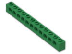 LEGO® Brick: Technic Brick 1 x 12 with Holes 3895 | Color: Dark Green