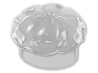LEGO® Stein: Minifig Cook's Hat 3898 | Farbe: Transparent